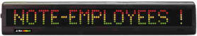 Salescaster 215 indoor one-line LED display
